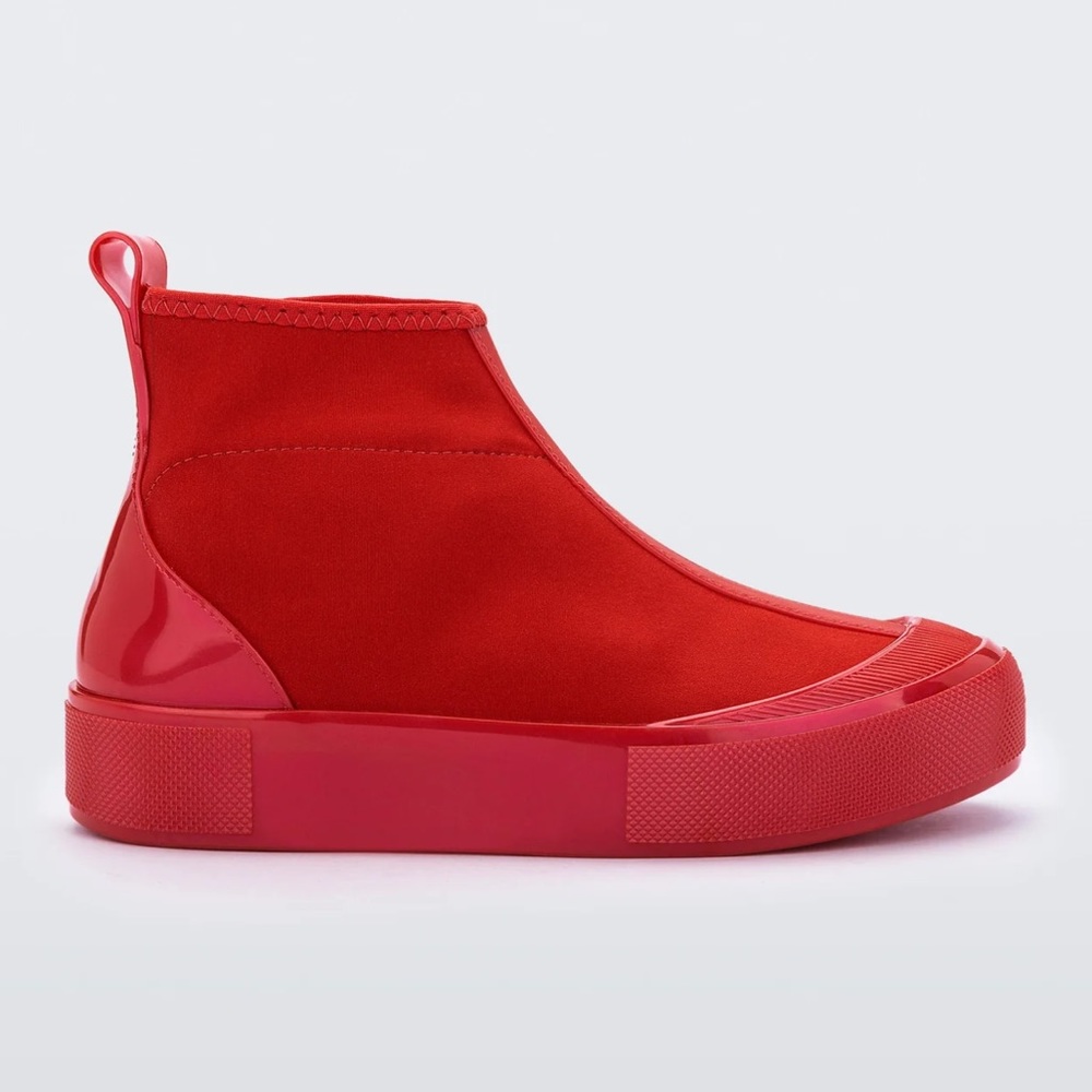 Melissa Red Ankle Boots
